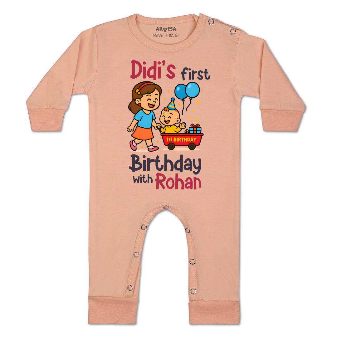 Arvesa Didi First Birthday With Me Baby Boy & Girl Dress