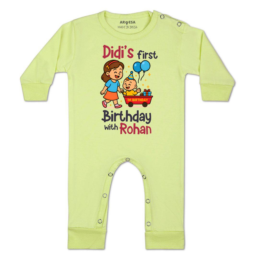 Arvesa Didi First Birthday With Me Baby Boy & Girl Dress
