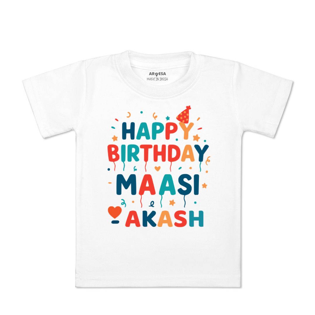 Arvesa Happy Birthday Maasi Baby Boy & Girl Dress