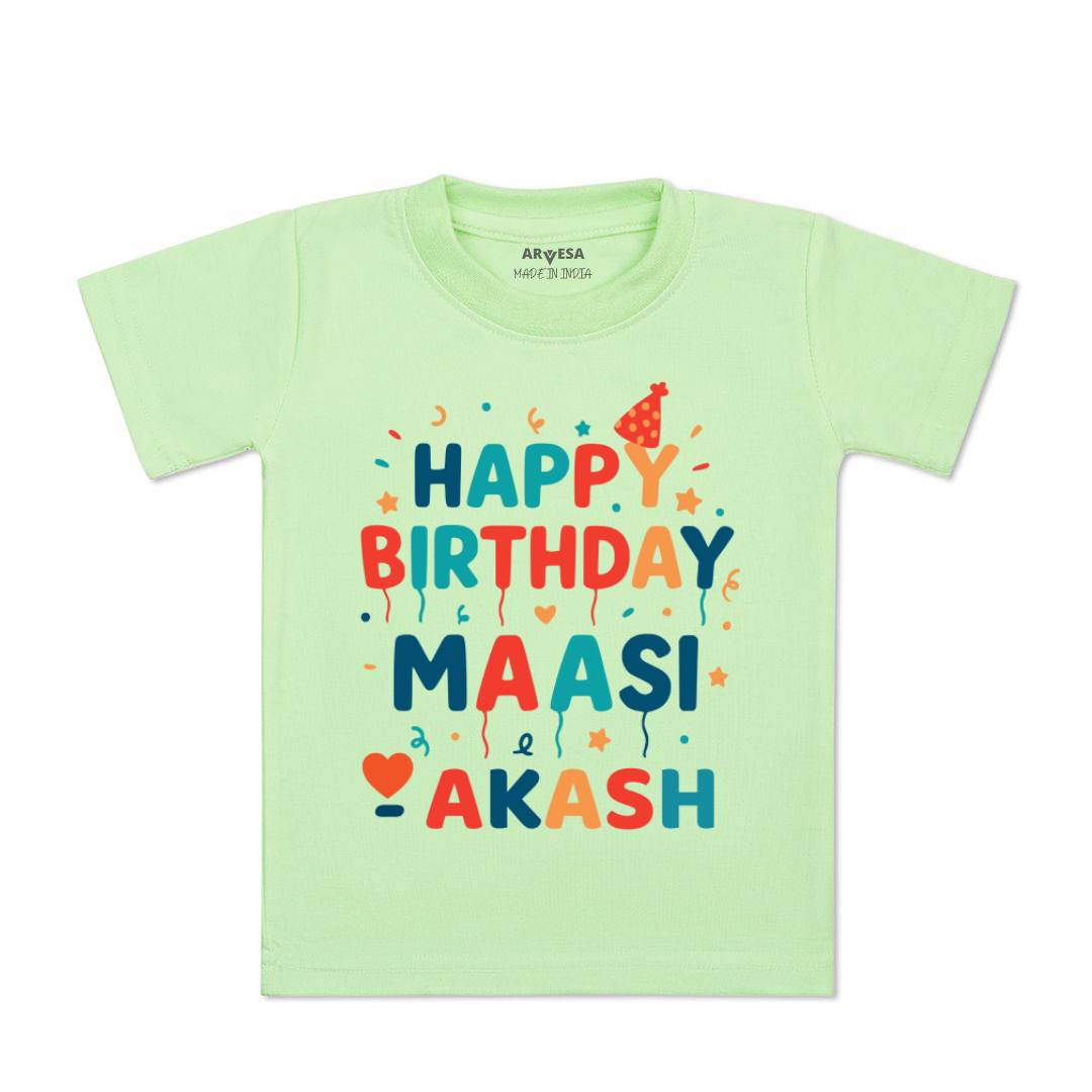 Arvesa Happy Birthday Maasi Baby Boy & Girl Dress