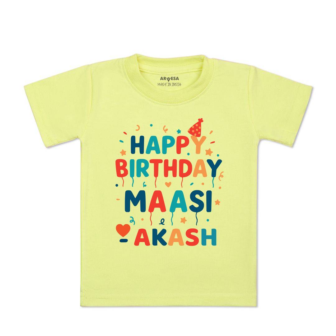 Arvesa Happy Birthday Maasi Baby Boy & Girl Dress