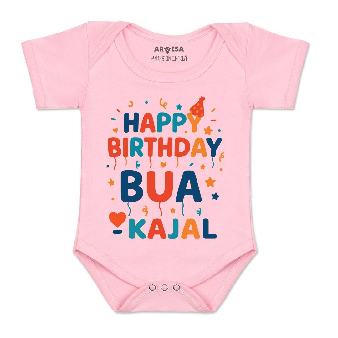 Arvesa Happy Birthday Bua Baby Boy & Girl Dress