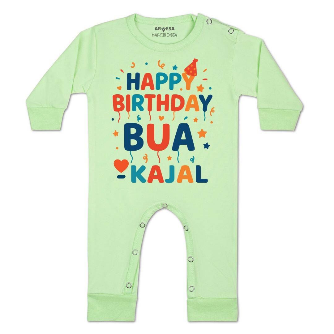 Arvesa Happy Birthday Bua Baby Boy & Girl Dress