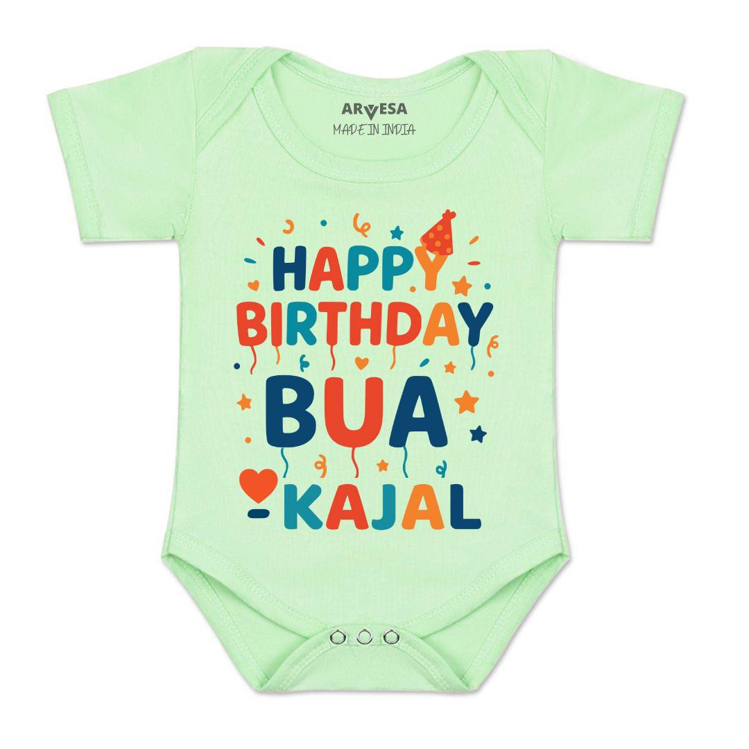 Arvesa Happy Birthday Bua Baby Boy & Girl Dress