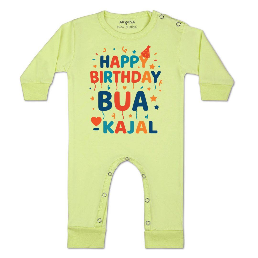 Arvesa Happy Birthday Bua Baby Boy & Girl Dress