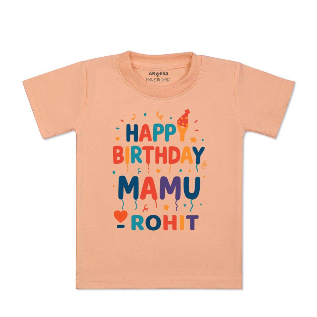 Arvesa Happy Birthday Mamu Baby Boy & Girl Dress