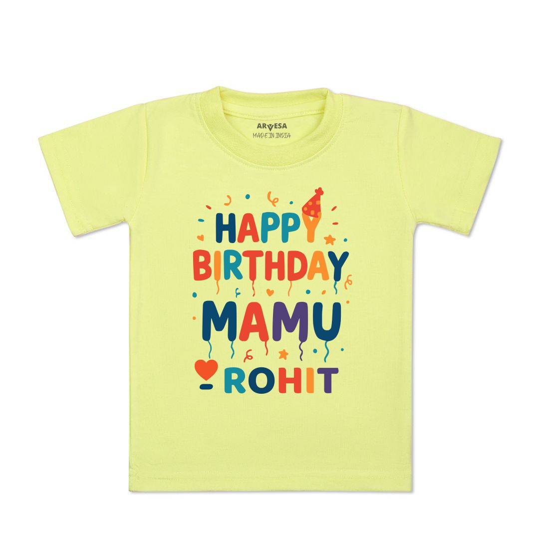 Arvesa Happy Birthday Mamu Baby Boy & Girl Dress