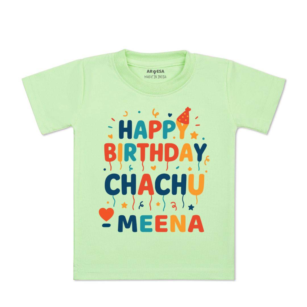 Arvesa Happy Birthday Chachu Baby Boy & Girl Dress