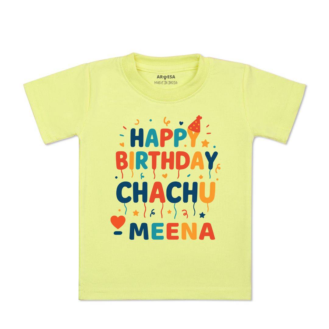 Arvesa Happy Birthday Chachu Baby Boy & Girl Dress
