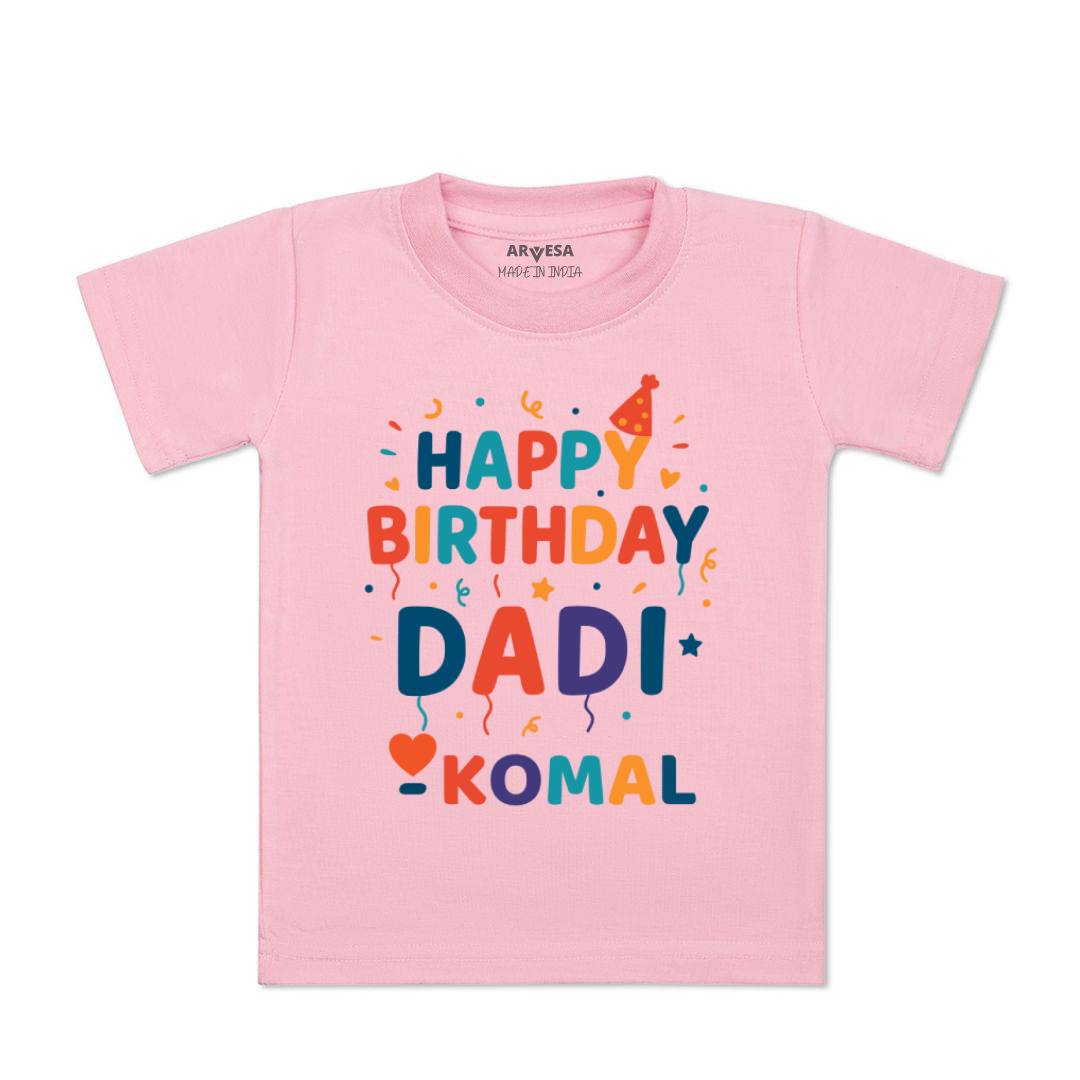Arvesa Happy Birthday Dadi Baby Boy & Girl Dress