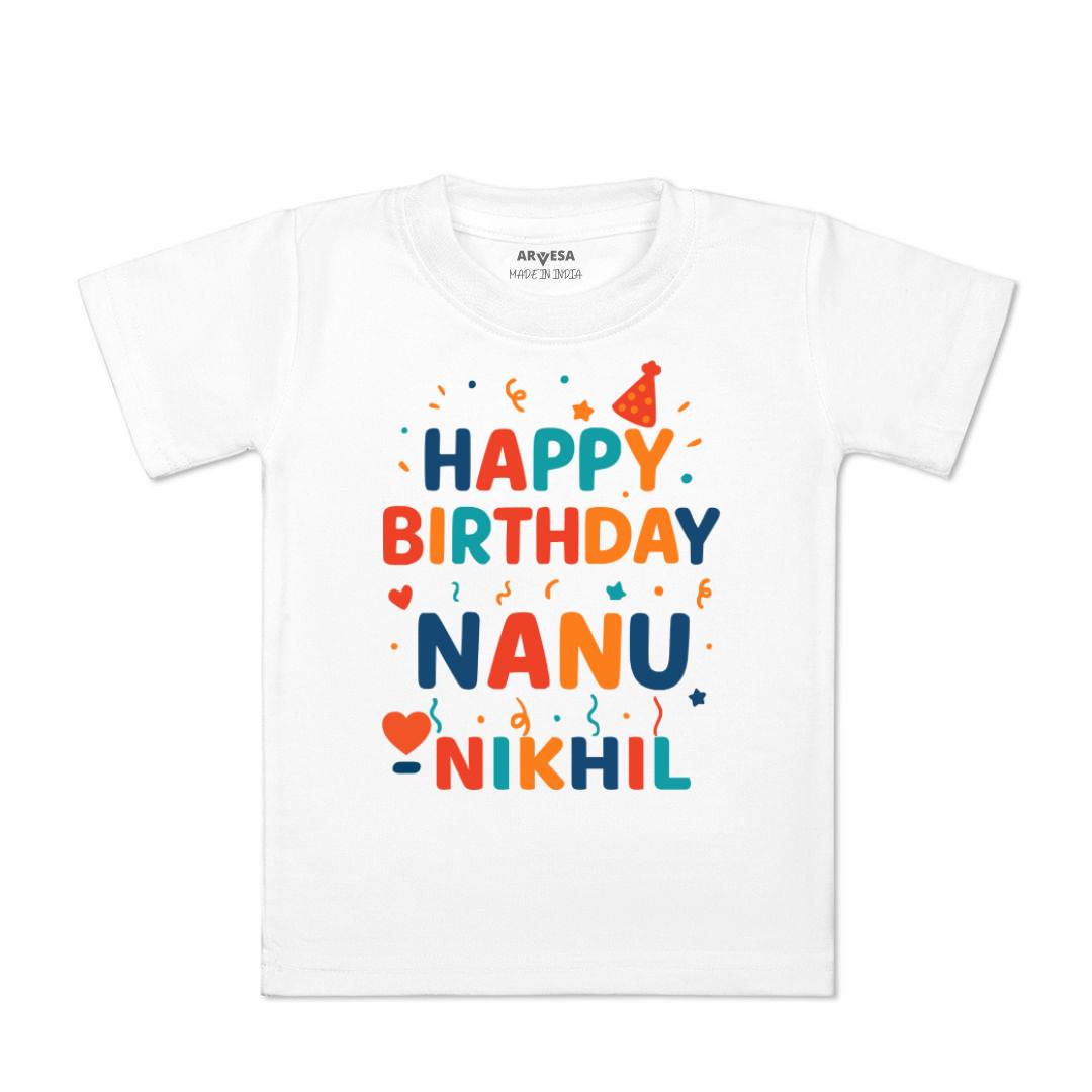 Arvesa Happy Birthday Nanu Baby Boy & Girl Dress