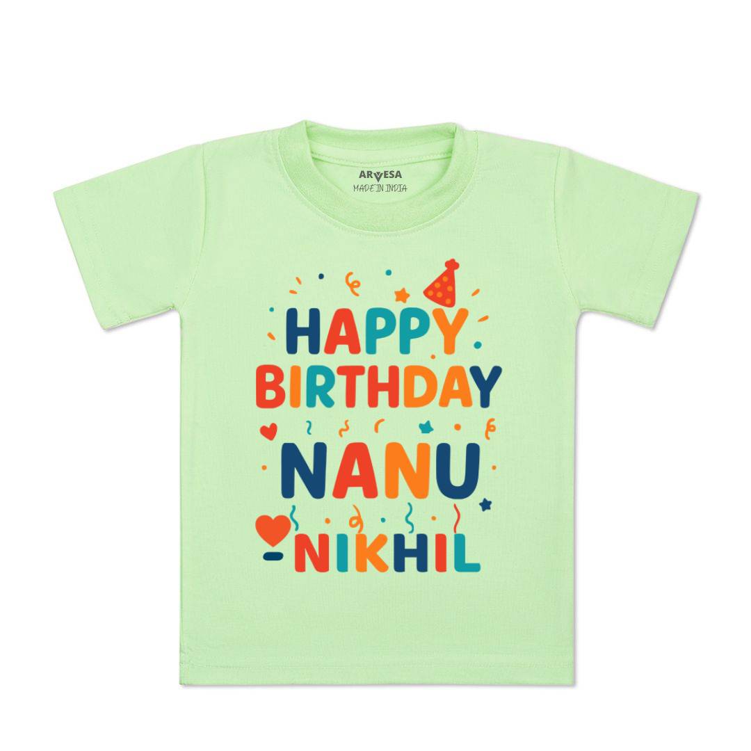 Arvesa Happy Birthday Nanu Baby Boy & Girl Dress