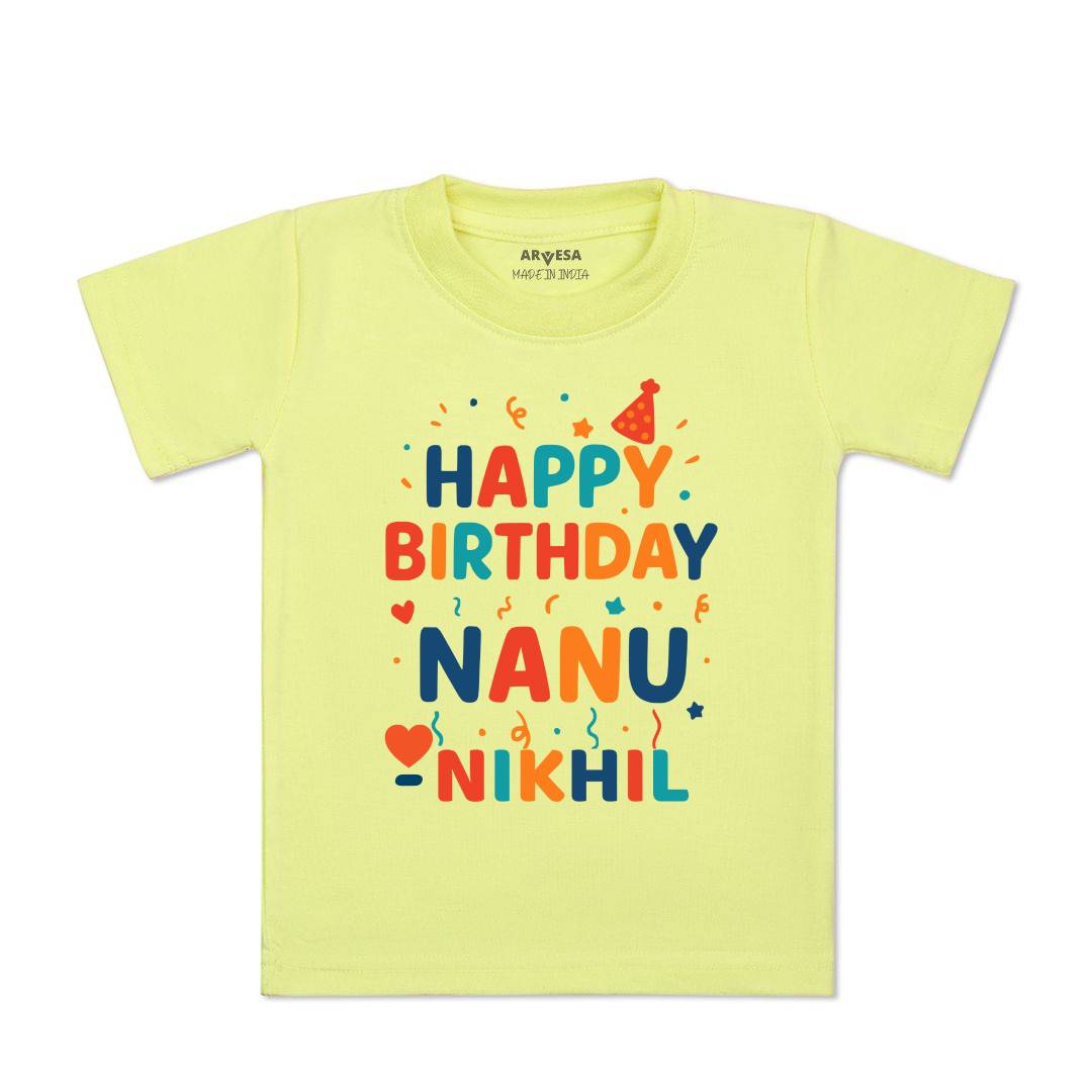 Arvesa Happy Birthday Nanu Baby Boy & Girl Dress