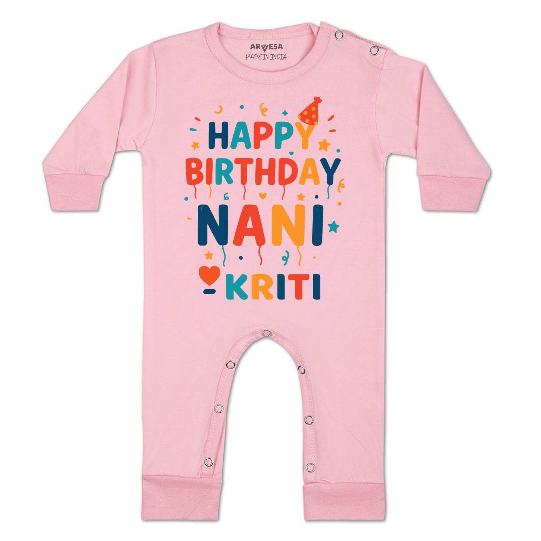 Arvesa Happy Birthday Nani Baby Boy & Girl Dress