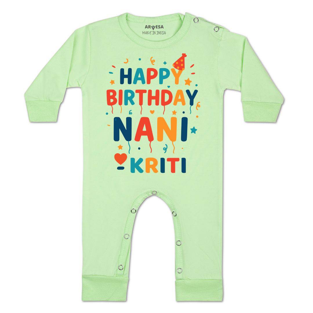 Arvesa Happy Birthday Nani Baby Boy & Girl Dress