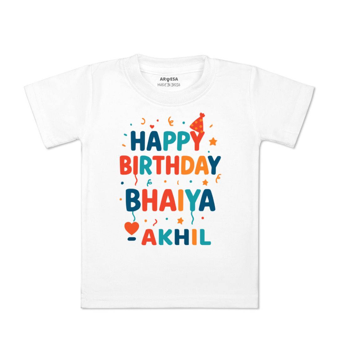 Arvesa Happy Birthday Bhaiya Baby Boy & Girl Dress