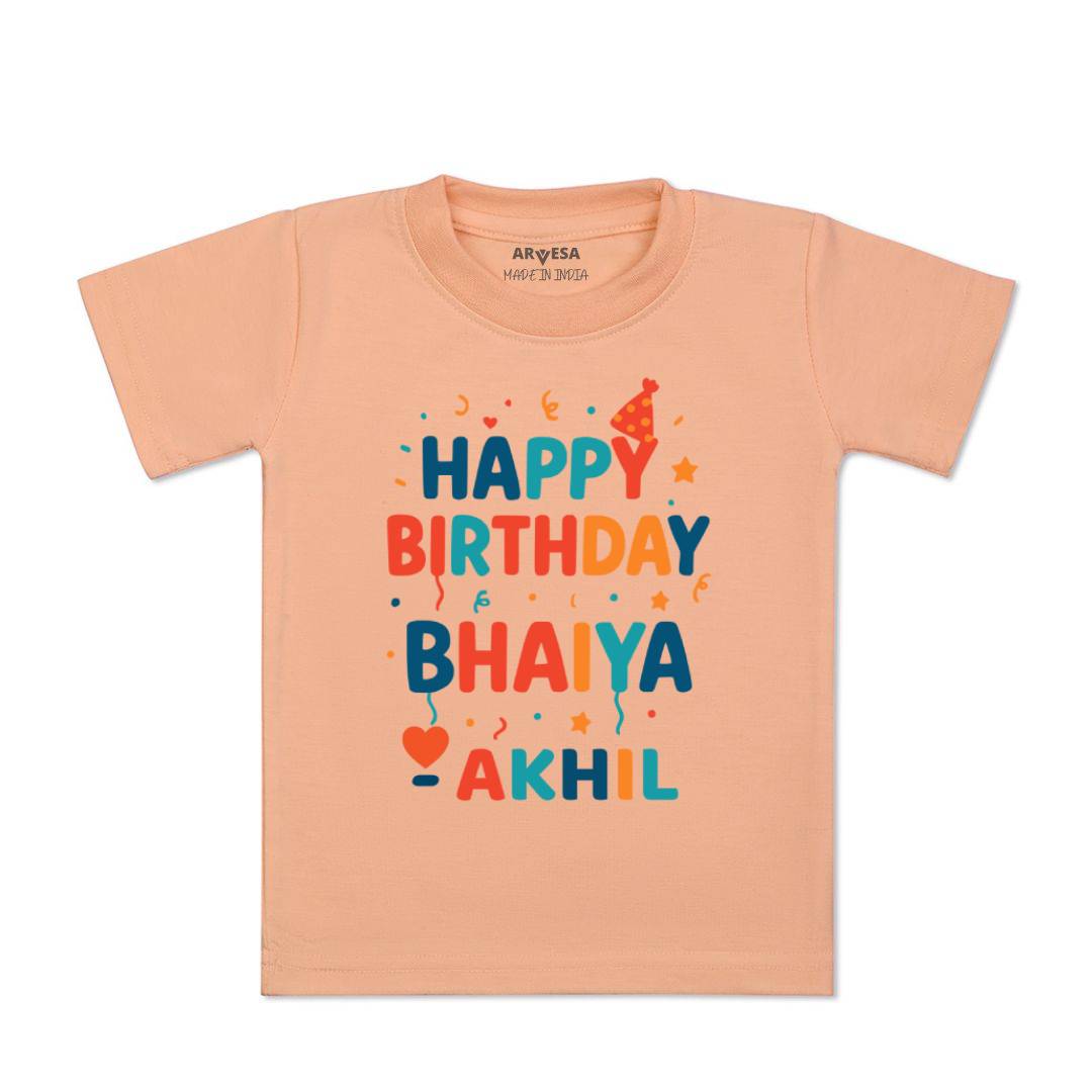 Arvesa Happy Birthday Bhaiya Baby Boy & Girl Dress