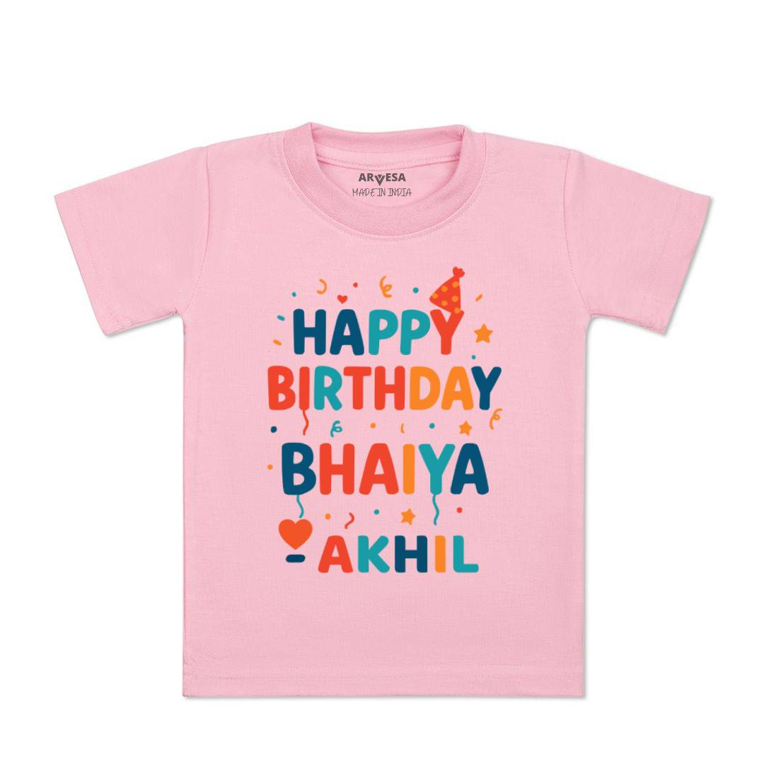 Arvesa Happy Birthday Bhaiya Baby Boy & Girl Dress
