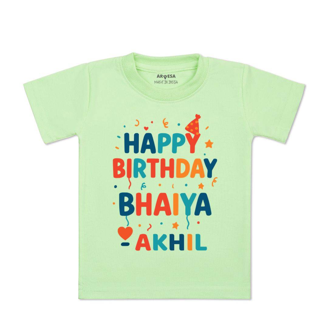Arvesa Happy Birthday Bhaiya Baby Boy & Girl Dress