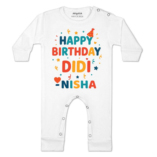 Arvesa Happy Birthday Didi Baby Boy & Girl Dress