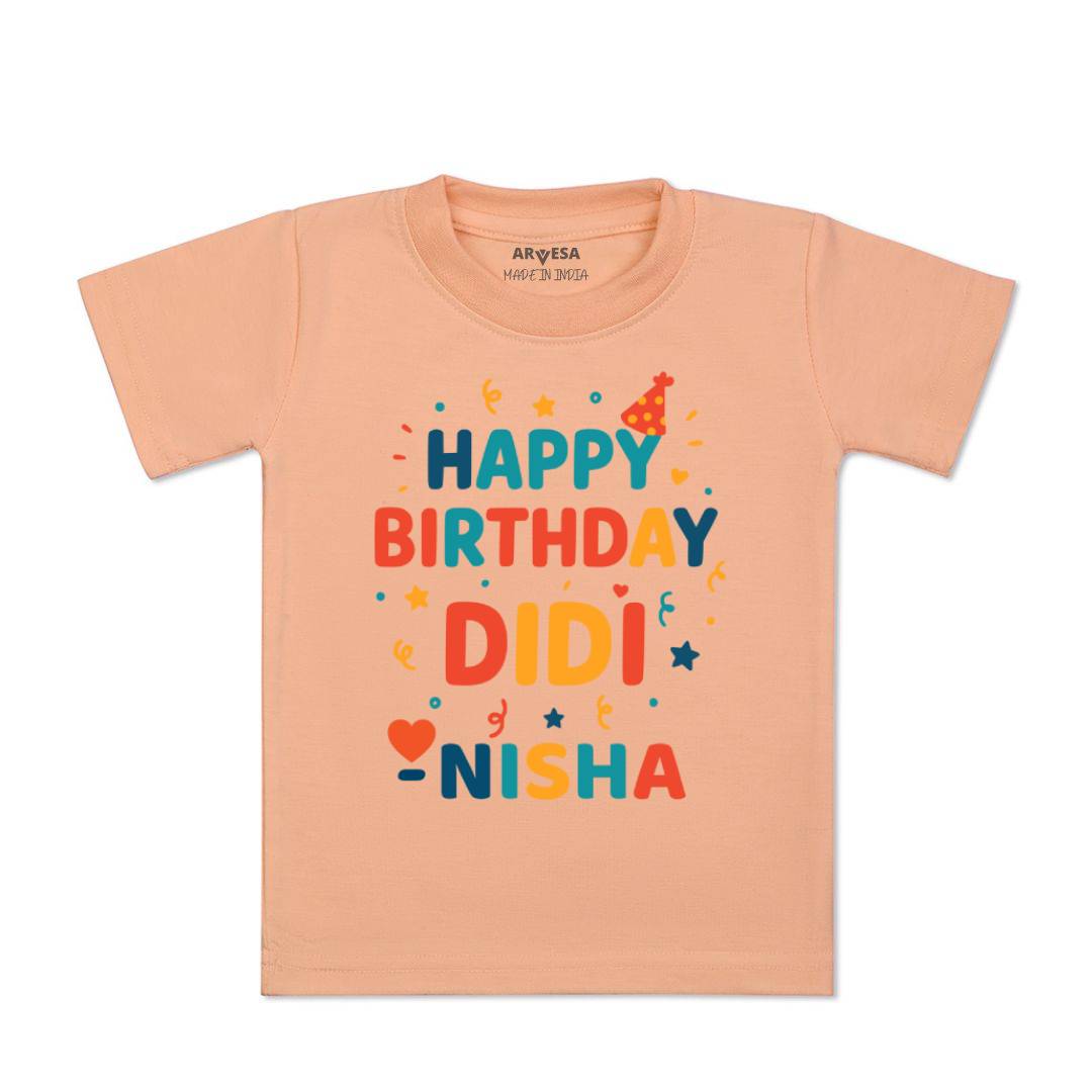 Arvesa Happy Birthday Didi Baby Boy & Girl Dress