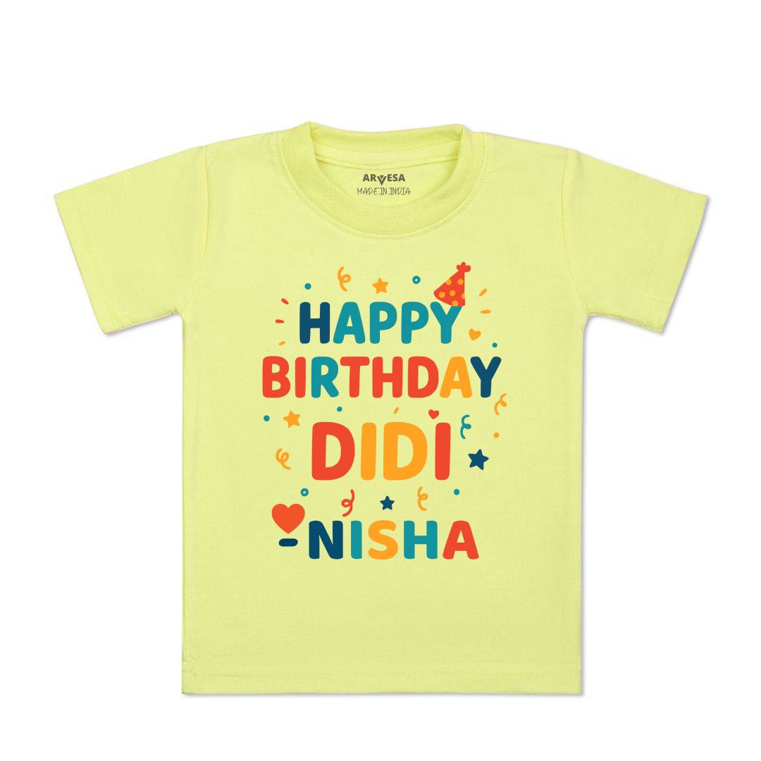 Arvesa Happy Birthday Didi Baby Boy & Girl Dress