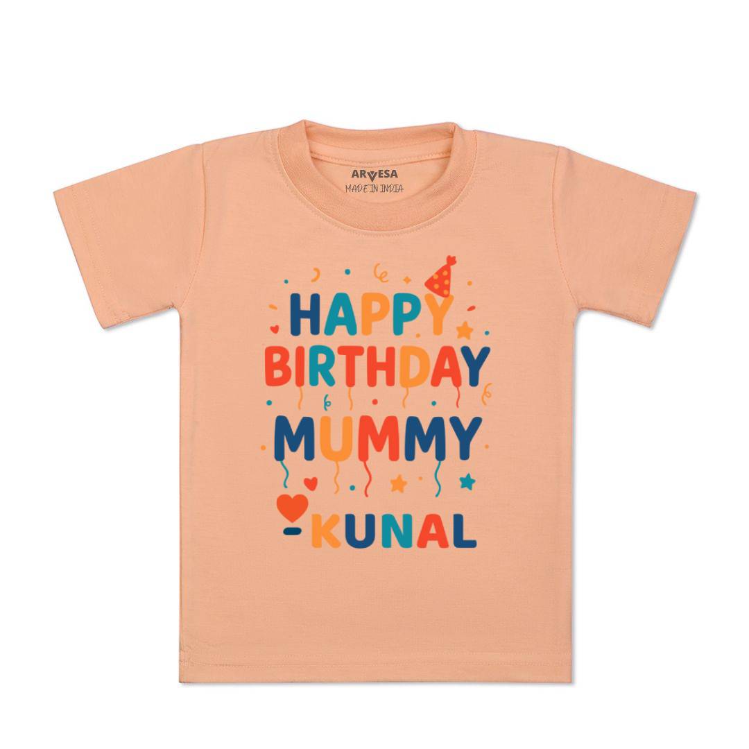 Arvesa Happy Birthday Mummy Baby Boy & Girl Dress