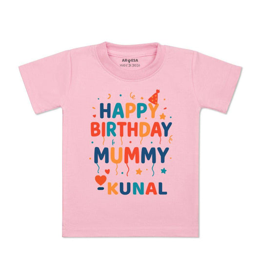 Arvesa Happy Birthday Mummy Baby Boy & Girl Dress