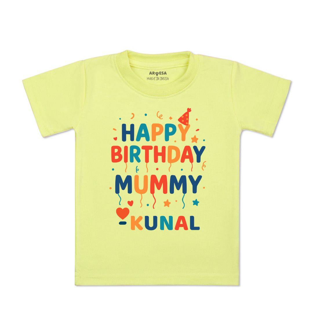Arvesa Happy Birthday Mummy Baby Boy & Girl Dress