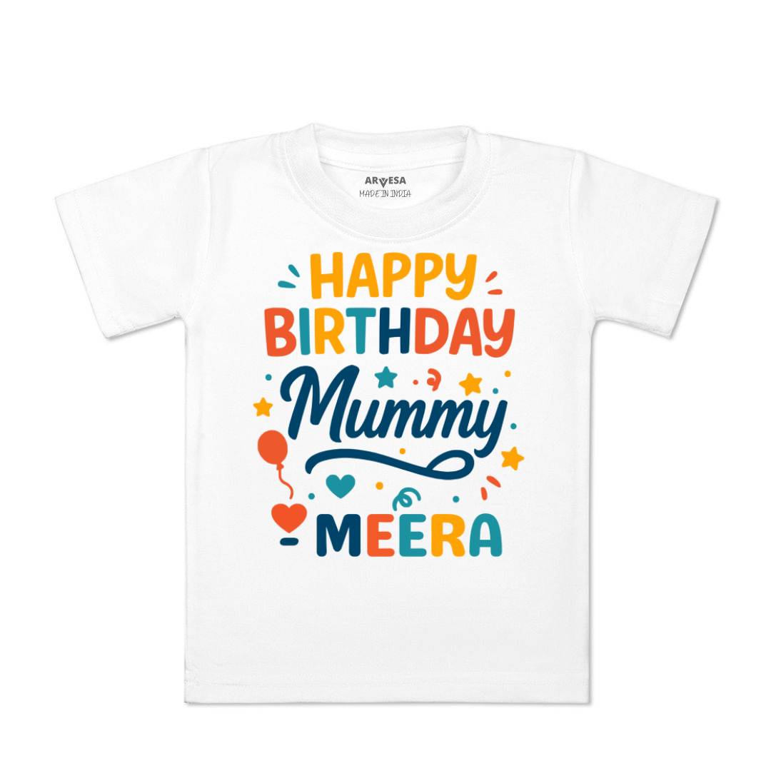 Arvesa Happy Birthday Mummy Baby Boy & Girl Dress