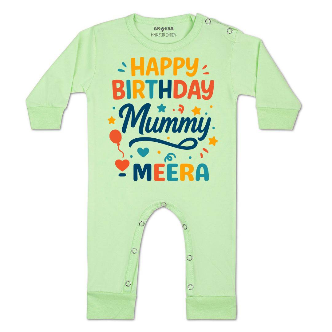 Arvesa Happy Birthday Mummy Baby Boy & Girl Dress