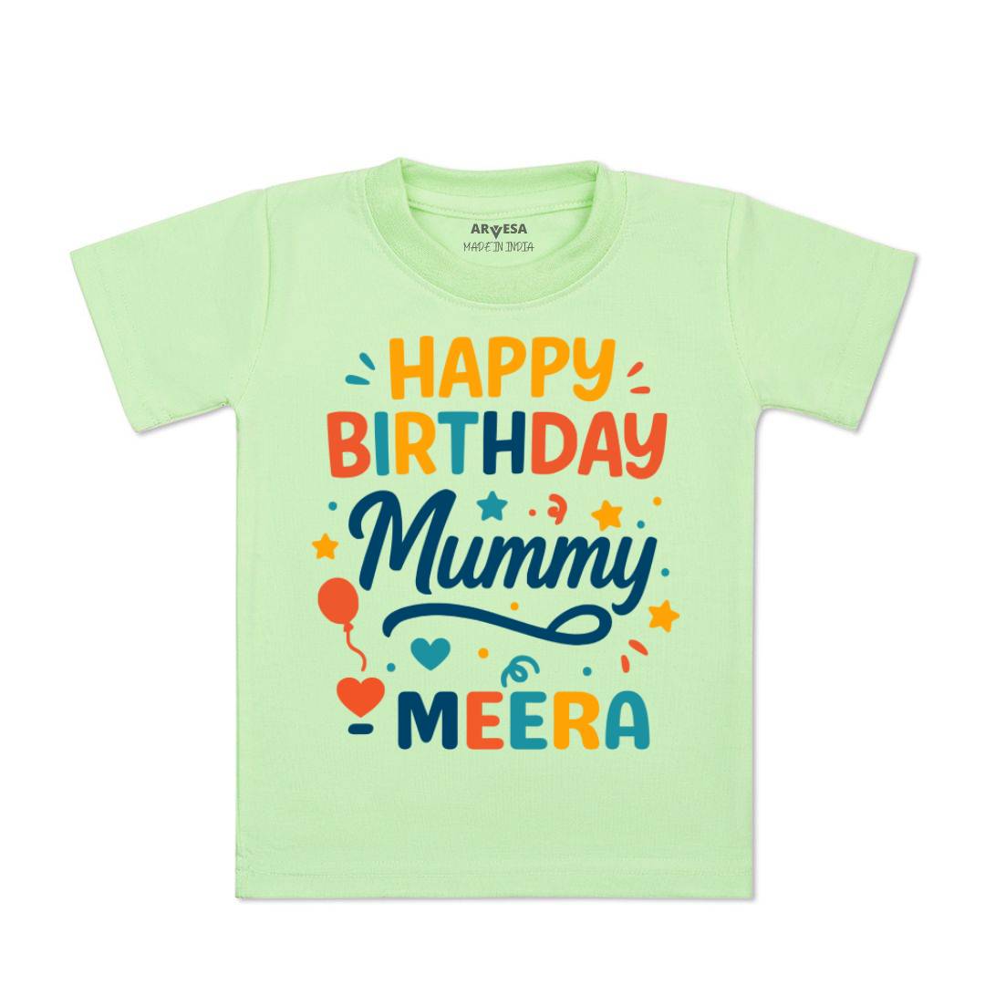 Arvesa Happy Birthday Mummy Baby Boy & Girl Dress