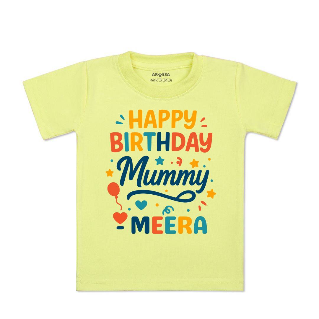 Arvesa Happy Birthday Mummy Baby Boy & Girl Dress