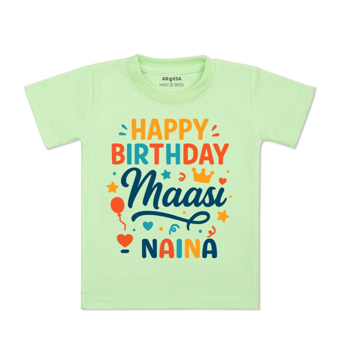 Arvesa Happy Birthday Maasi Baby Boy & Girl Dress