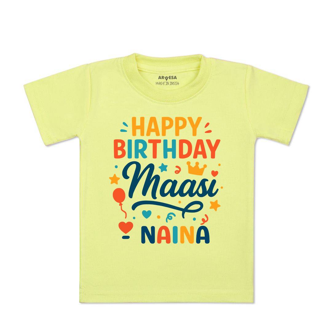 Arvesa Happy Birthday Maasi Baby Boy & Girl Dress