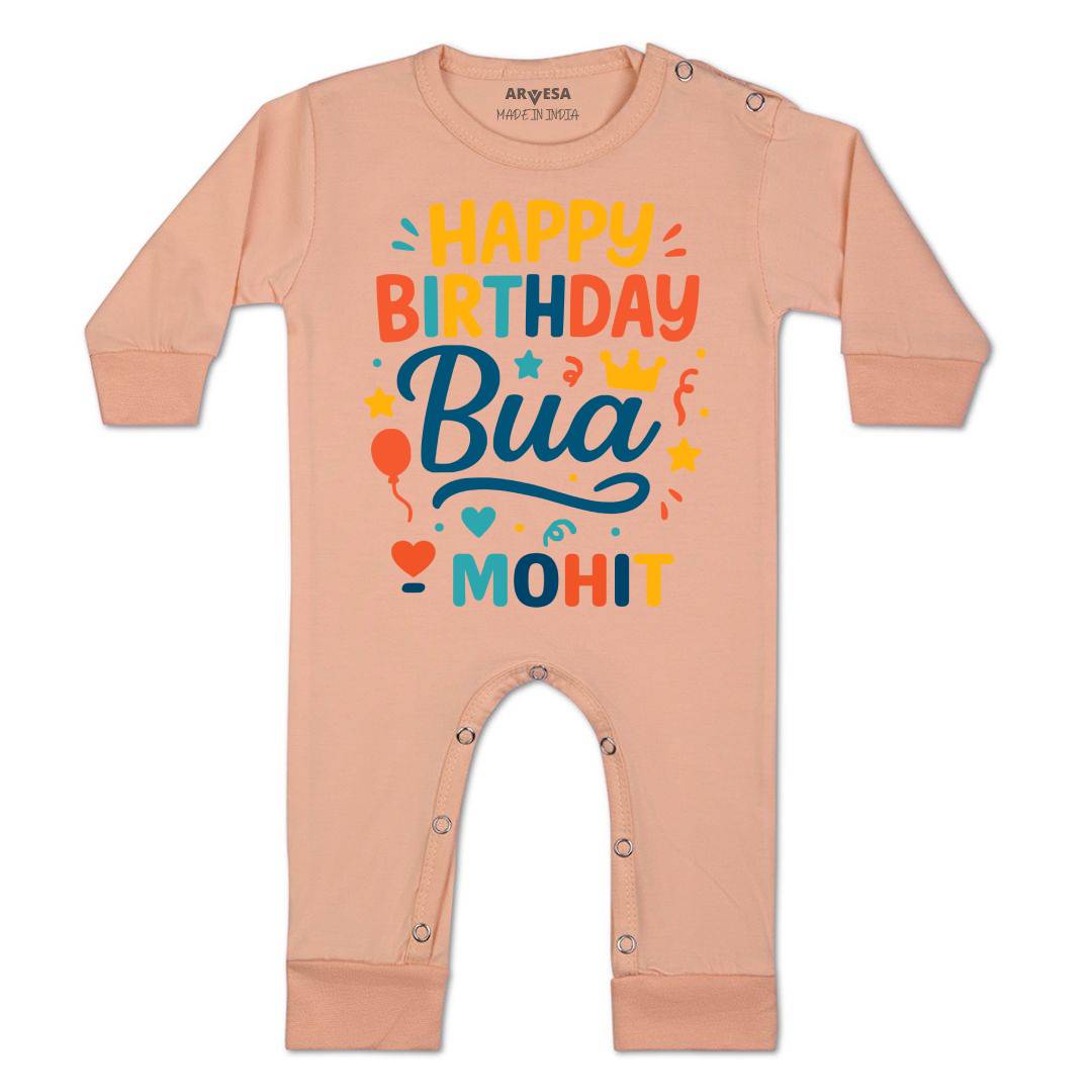 Arvesa Happy Birthday Bua Baby Boy & Girl Dress