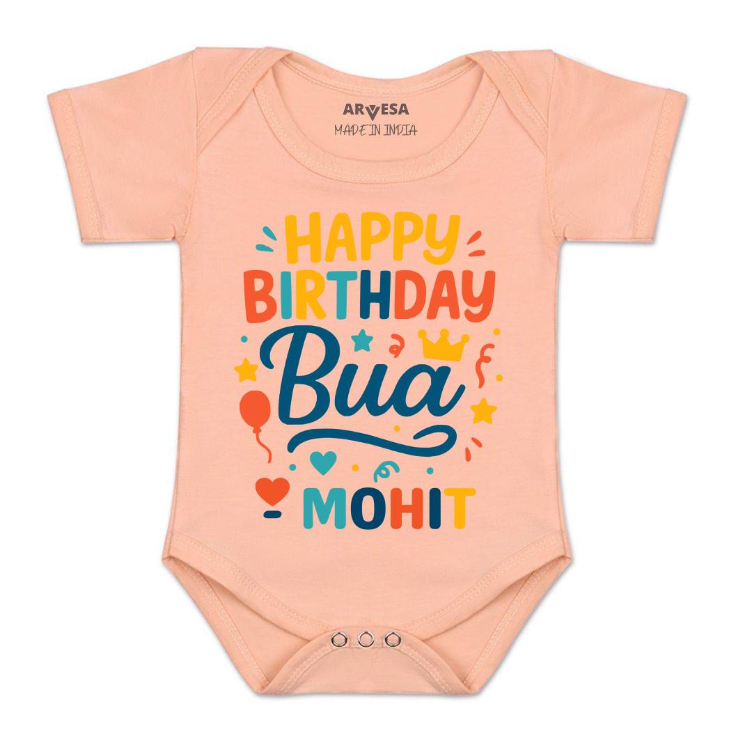 Arvesa Happy Birthday Bua Baby Boy & Girl Dress