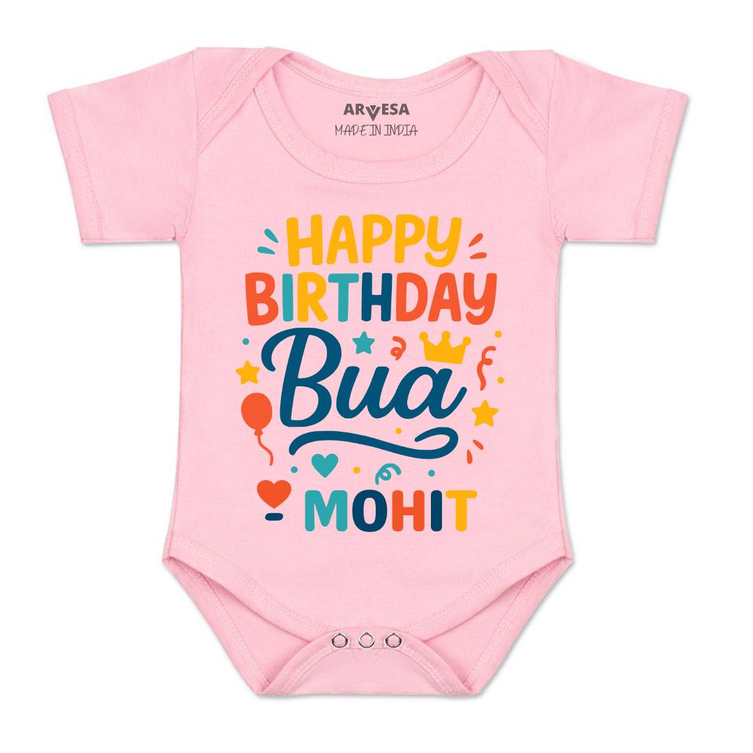 Arvesa Happy Birthday Bua Baby Boy & Girl Dress