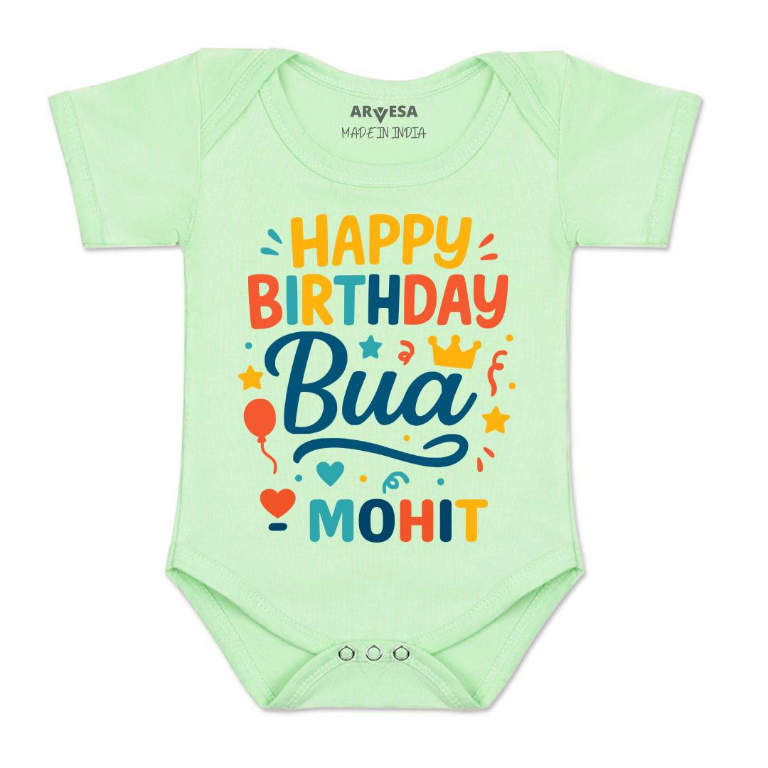 Arvesa Happy Birthday Bua Baby Boy & Girl Dress