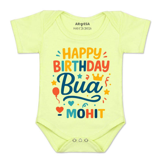 Arvesa Happy Birthday Bua Baby Boy & Girl Dress