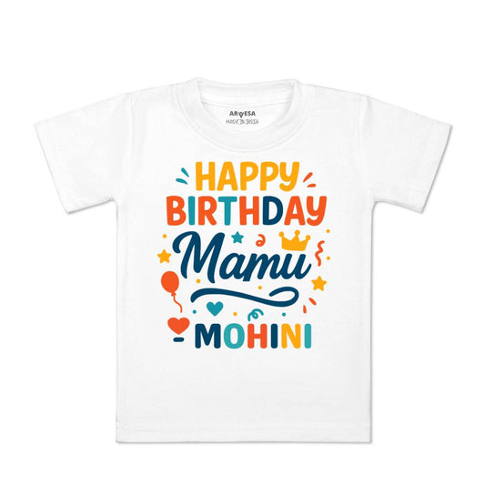 Arvesa Happy Birthday Mamu Baby Boy & Girl Dress