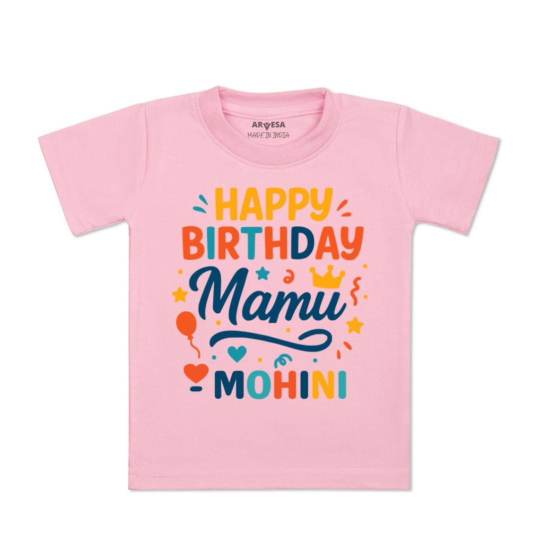 Arvesa Happy Birthday Mamu Baby Boy & Girl Dress