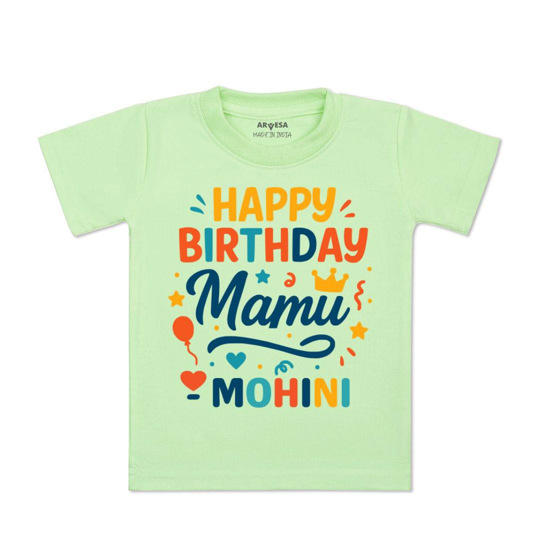 Arvesa Happy Birthday Mamu Baby Boy & Girl Dress