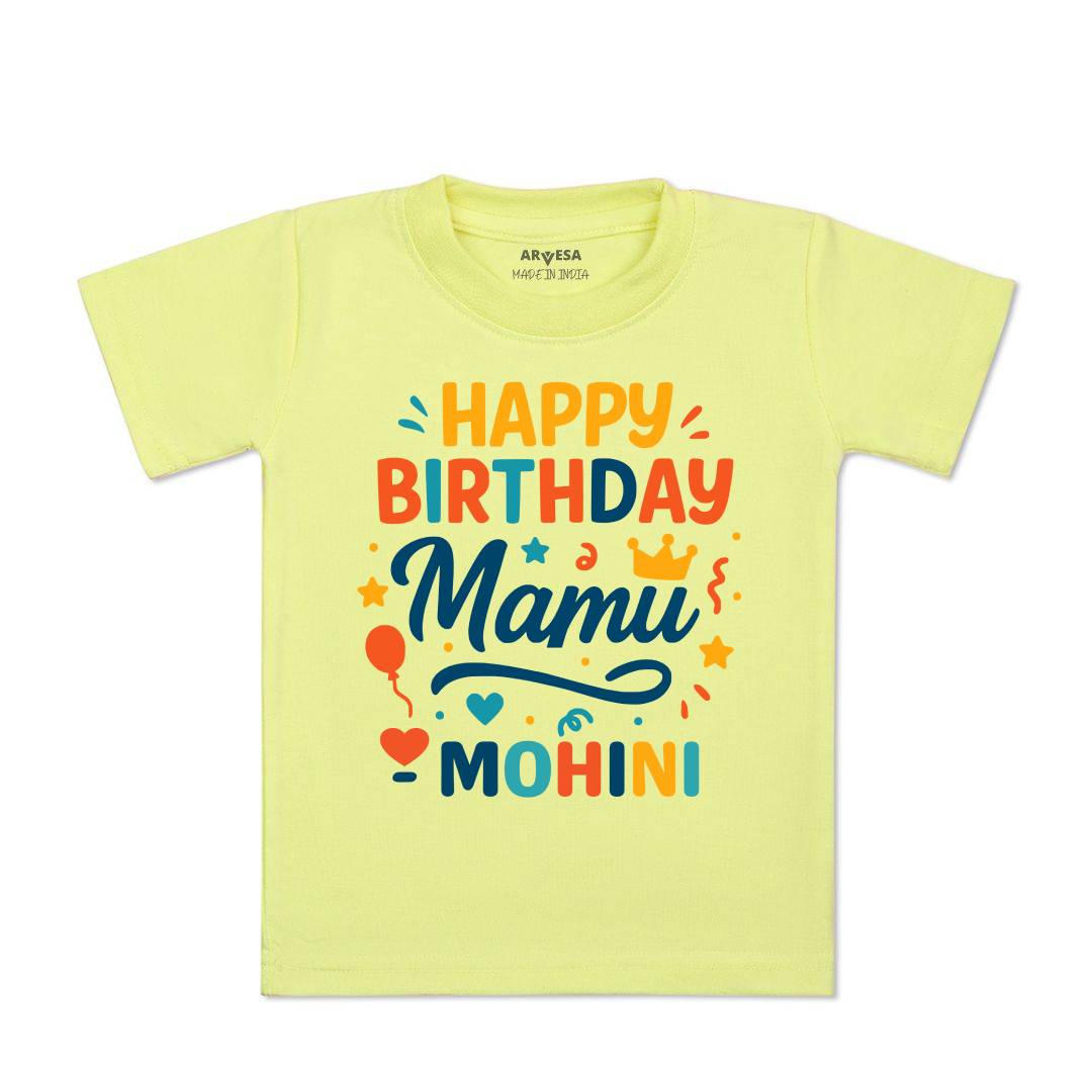 Arvesa Happy Birthday Mamu Baby Boy & Girl Dress