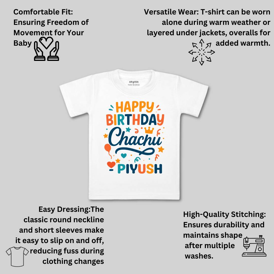 Arvesa Happy Birthday Chahcu Baby Boy & Girl Dress