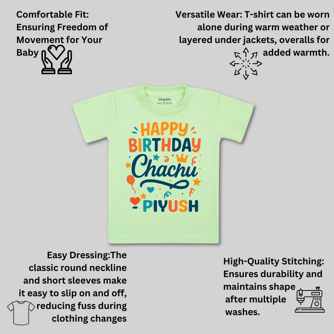 Arvesa Happy Birthday Chahcu Baby Boy & Girl Dress