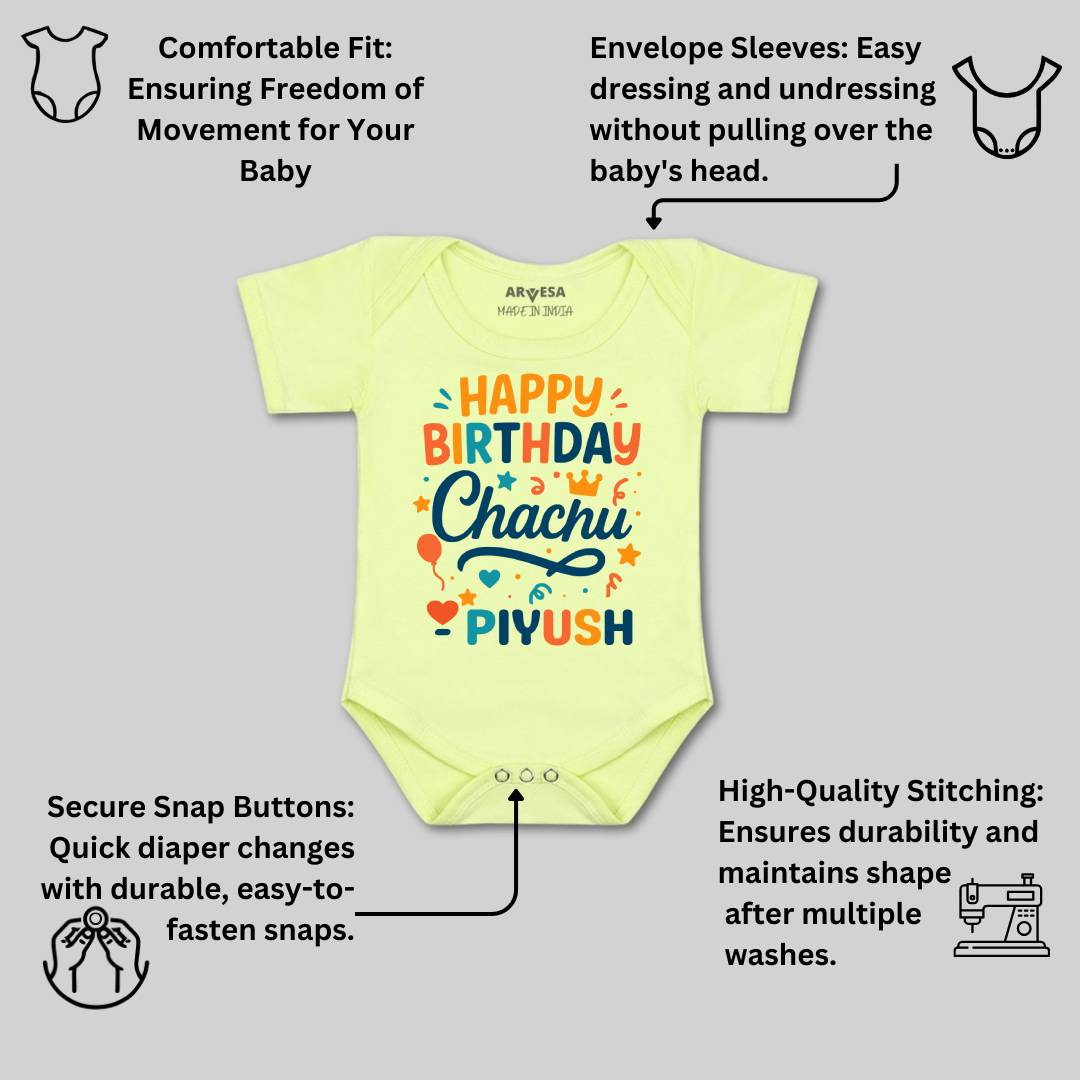 Arvesa Happy Birthday Chahcu Baby Boy & Girl Dress
