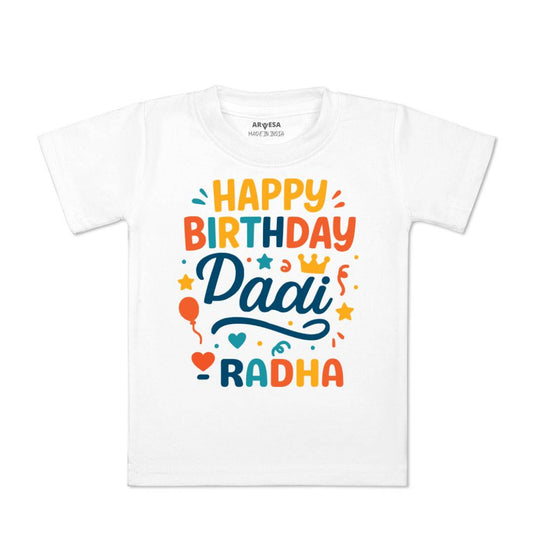 Arvesa Happy Birthday Dadi Baby Boy & Girl Dress