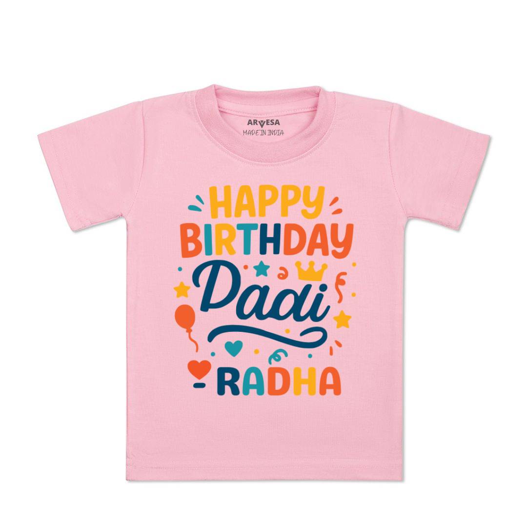 Arvesa Happy Birthday Dadi Baby Boy & Girl Dress