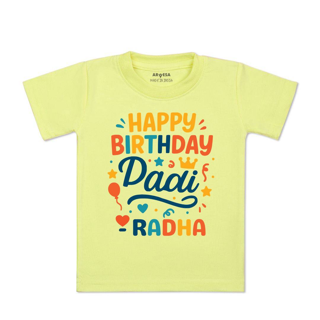 Arvesa Happy Birthday Dadi Baby Boy & Girl Dress